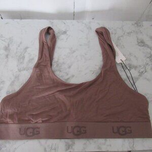 New Ugg Bralette L Large Brown Gwendollyn Wireless Wire Free